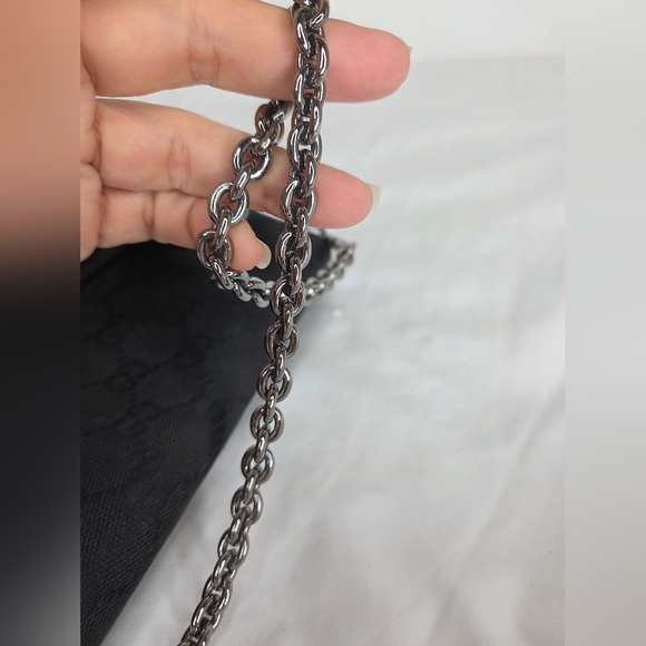 Gucci Horsebit Chain cloth handbag - Picture 5 of 13
